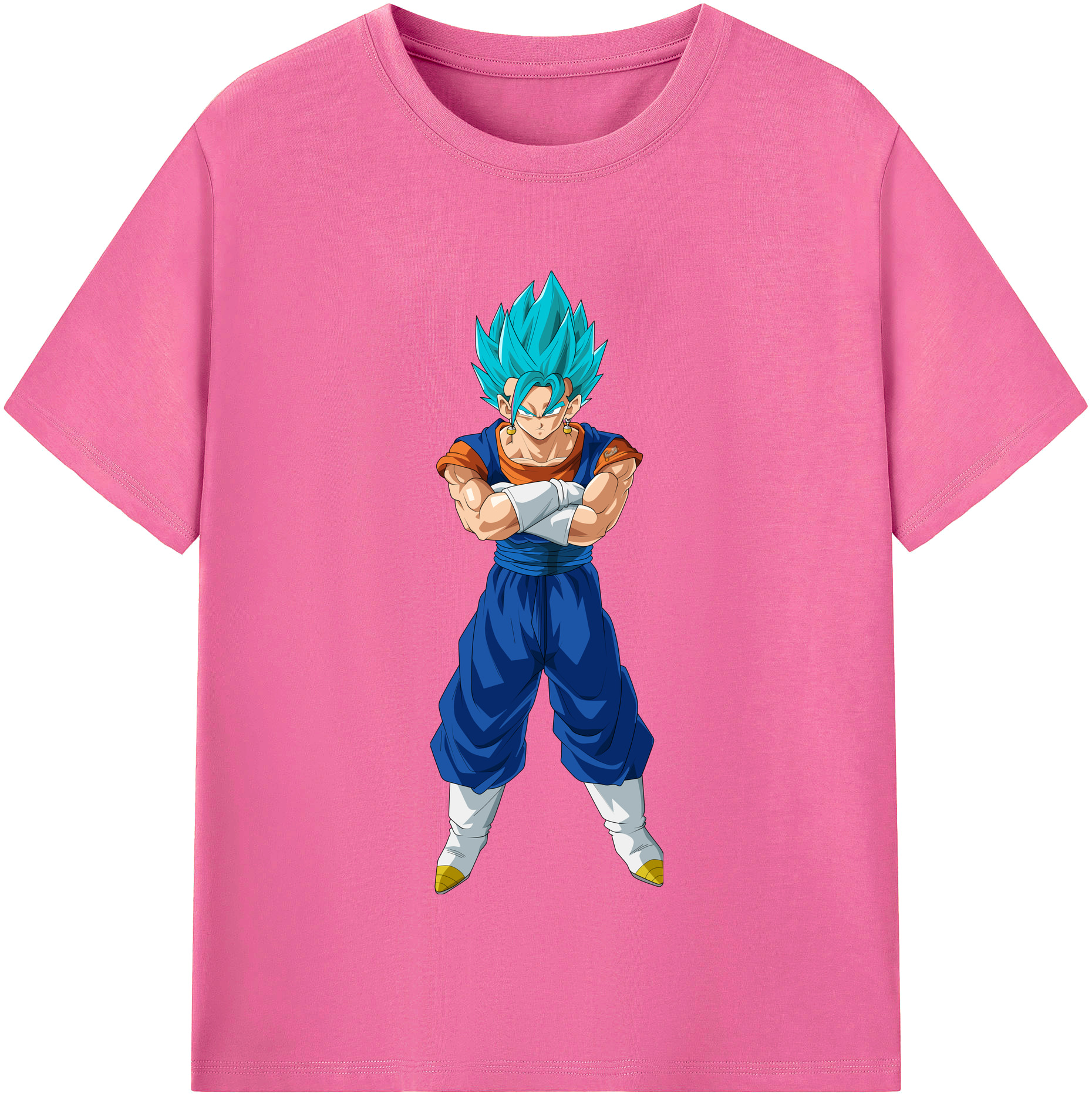 （画像用） ドラゴンボール ベジット DRAGON BALL Vegetto レディースカジュアルプリントTシャツ（綿100％）